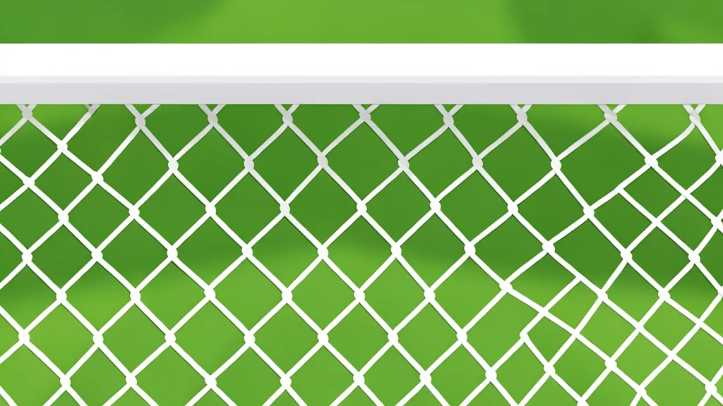 A green football pitch with white boundary lines and a goal net in the background