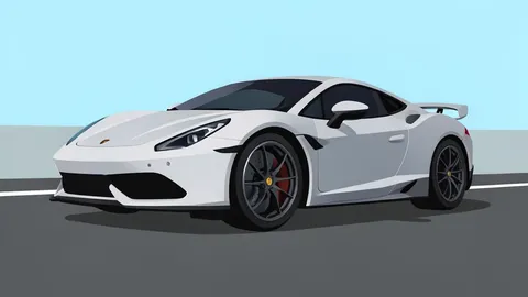A sleek silver sports car parked on a smooth asphalt track surface