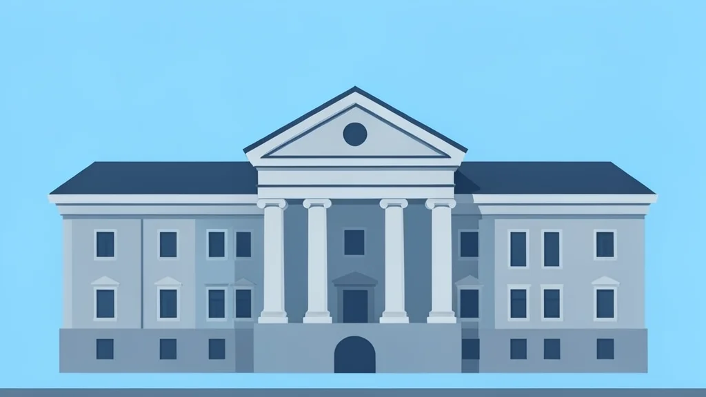 A flat vector illustration of the main building of the University of Zurich with a clear sky background.