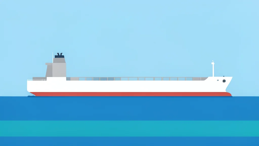 A large liquefied natural gas carrier ship floating on calm ocean water