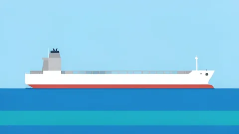A large liquefied natural gas carrier ship floating on calm ocean water