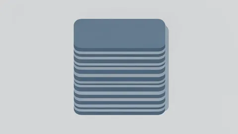 A flat-vector illustration of a tall, stable stack of generic paper certificates with no text or numbers.