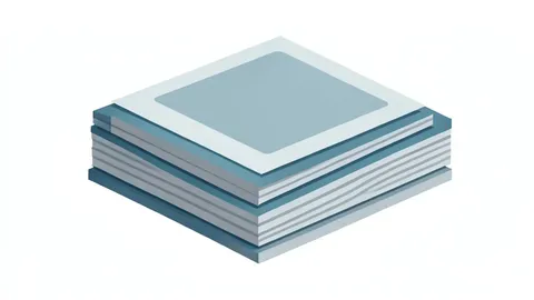 A conceptual stack of abstract government bond certificates