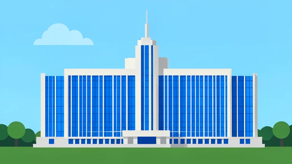 The exterior of the United Nations Headquarters building in New York City