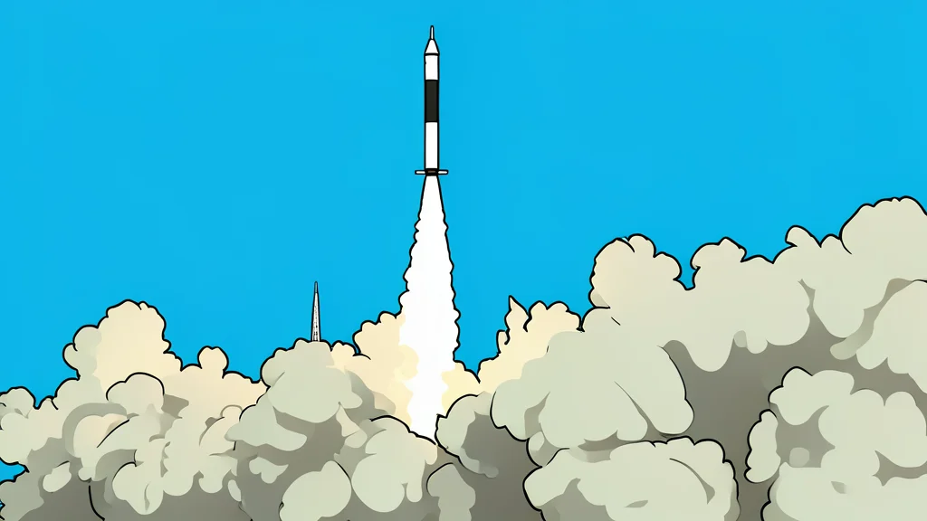 A flat-vector illustration of a solar panel array mounted on the exterior of a satellite orbiting a stylized blue planet.
