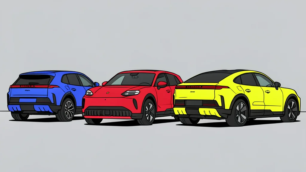 A flat-vector illustration of a car receiver unit positioned above a ground charging pad.