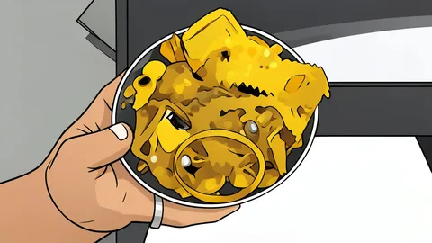 A stack of polished gold bars resting on a dark surface