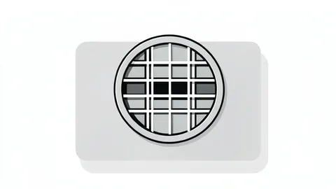 A silicon wafer resting on a cleanroom tray