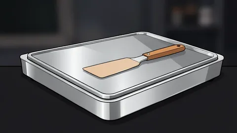 A stainless steel espresso machine and a stack of ceramic coffee cups on a wooden counter