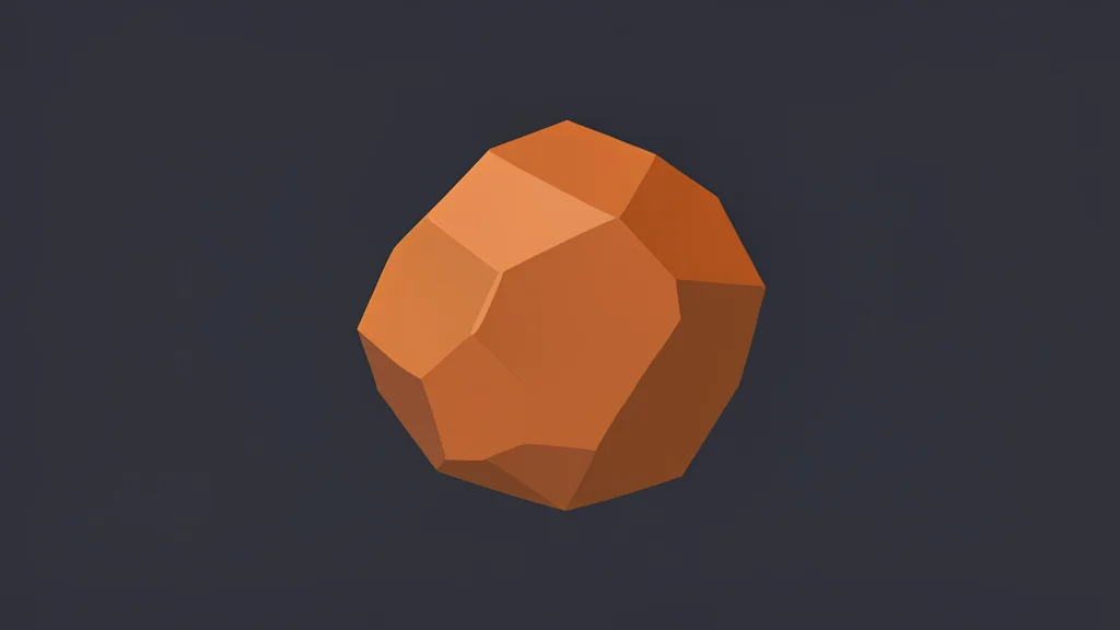 A rough, unrefined nugget of copper ore resting on a dark surface