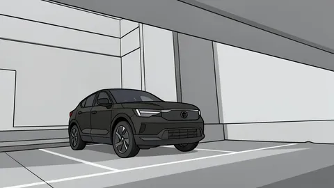 A sleek electric SUV parked on a paved road
