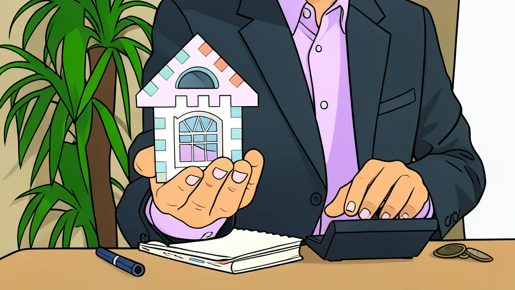 A stack of white paper documents tied with a string, representing mortgage paperwork