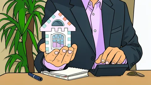 A stack of white paper documents tied with a string, representing mortgage paperwork