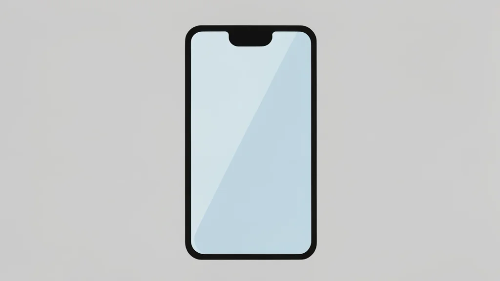 A sleek, rectangular smartphone with a curved glass screen and a small pill-shaped cutout at the top