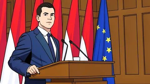 A wooden parliamentary chamber with rows of empty seats and a central podium