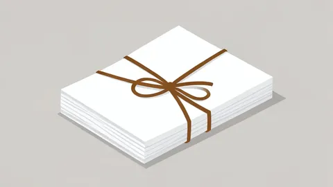 A stack of paper mortgage documents tied with a string