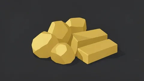 A pile of raw, unrefined gold nuggets and bars on a dark surface