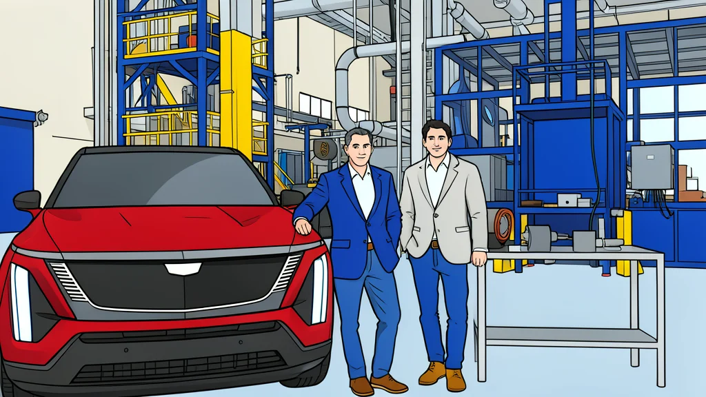 A large industrial manufacturing facility with heavy machinery and metal processing equipment