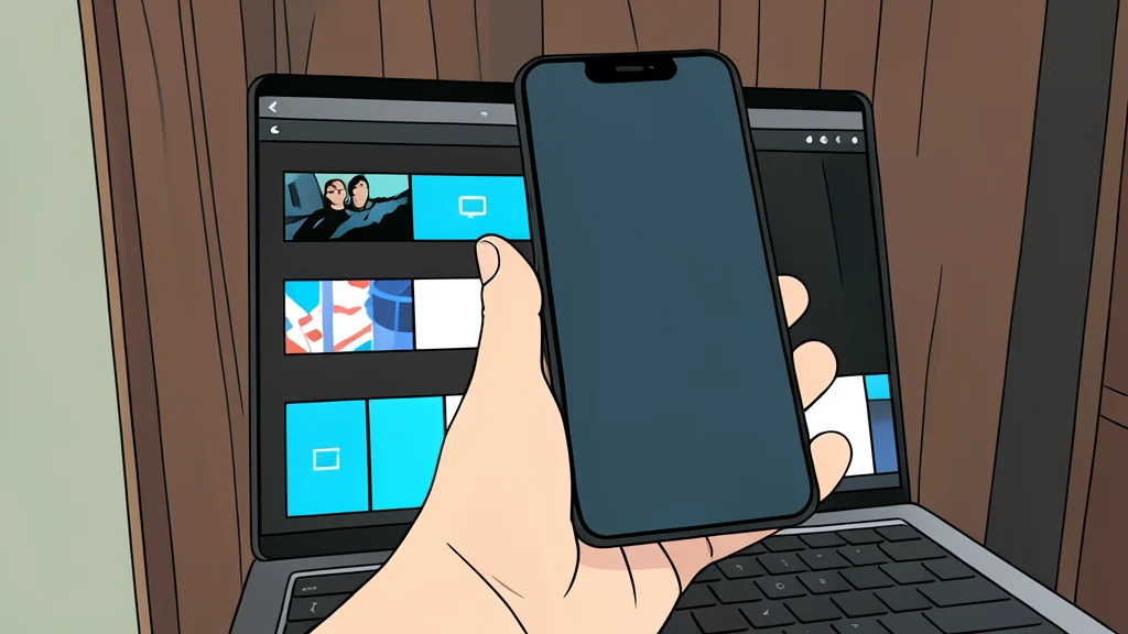 A flat vector illustration of a smartphone connected to a home router by a line.