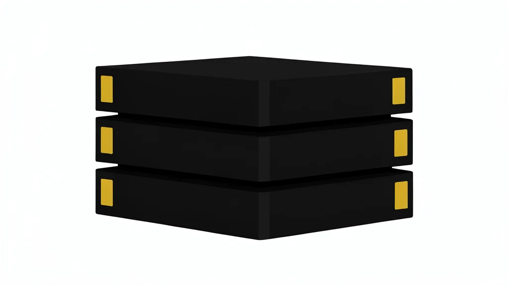 A stack of black computer memory modules with gold contact pins