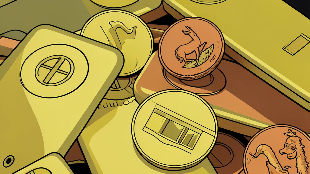 A stack of shiny, yellow gold bars
