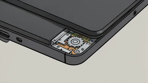 A flat-vector illustration of a smartphone with a flexible screen folded in half