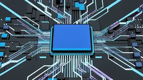 A stylized flat-vector illustration of a server rack in a data center.