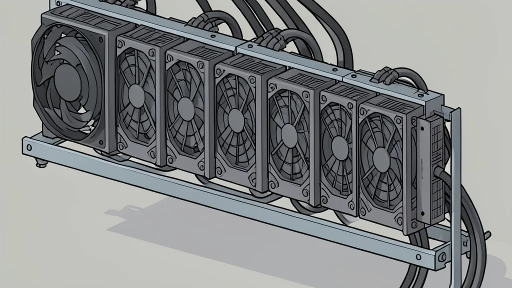 A row of industrial server racks with glowing status lights