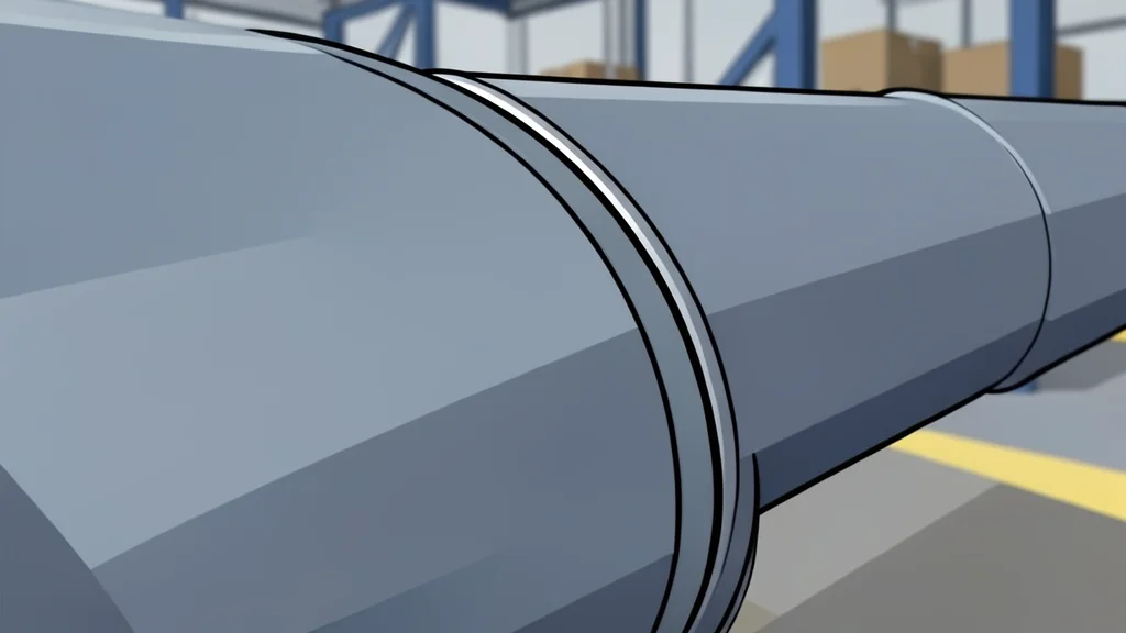 A flat-vector illustration of a heavy-duty industrial construction site featuring steel beams and cranes.