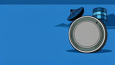 A server rack with blinking status lights in a dark data center