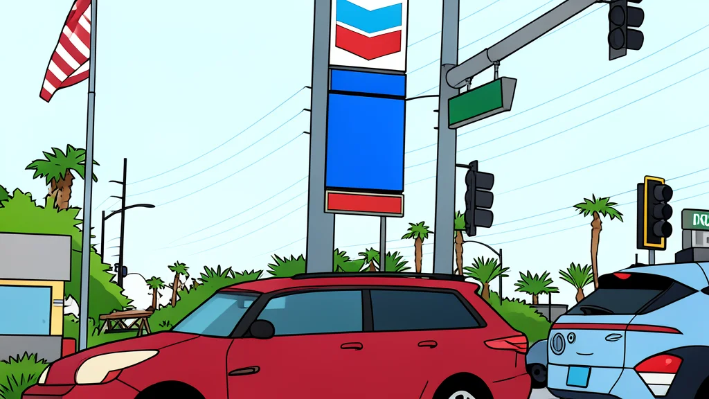 A fuel pump nozzle resting on a concrete forecourt