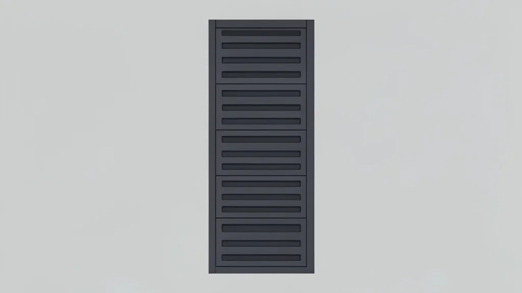 A server rack in a data center