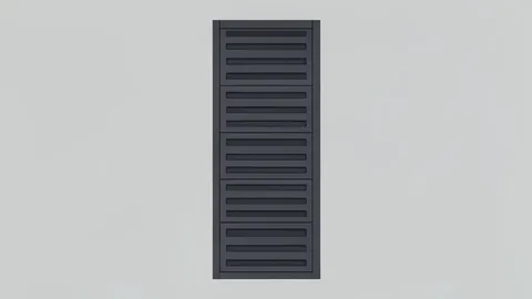 A server rack in a data center