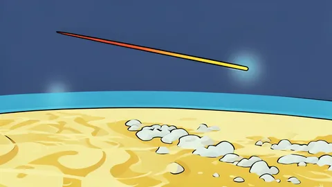 A large, spherical gas planet with swirling bands of orange and white clouds, surrounded by several smaller, icy moons in the blackness of space.