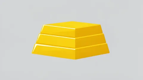 A pile of shiny, yellow gold bars