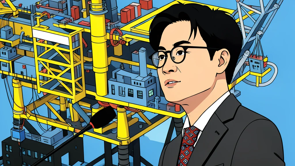 A large industrial gas turbine power plant with cooling towers and piping infrastructure
