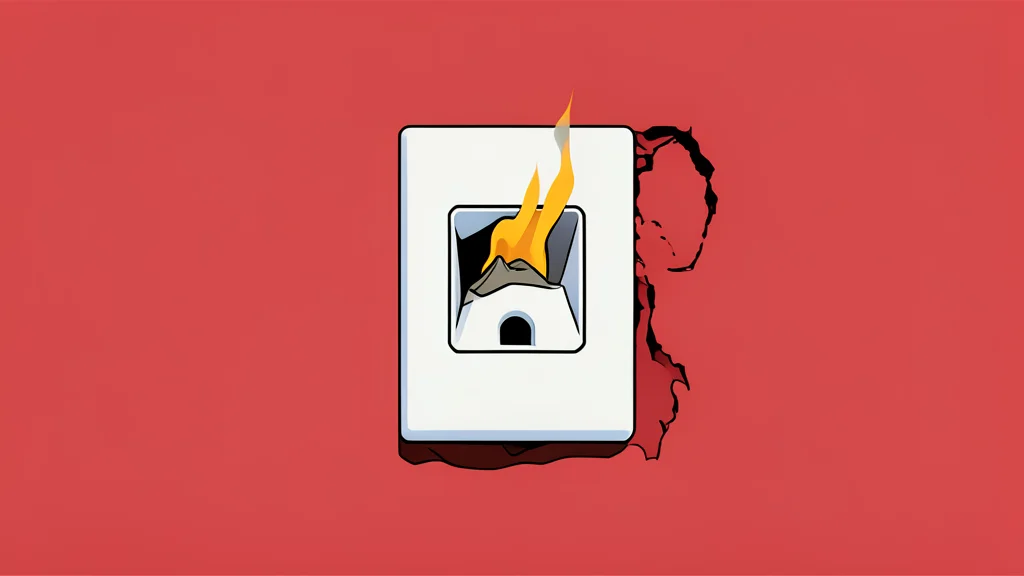 A flat vector illustration of a server rack with blinking status lights.