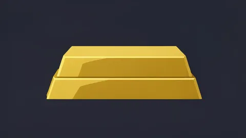 A stack of physical gold bars resting on a dark surface