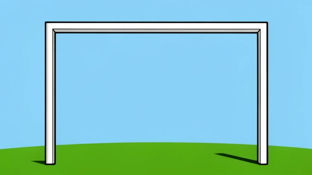 A green football field with white yard lines and goalposts at the end zone