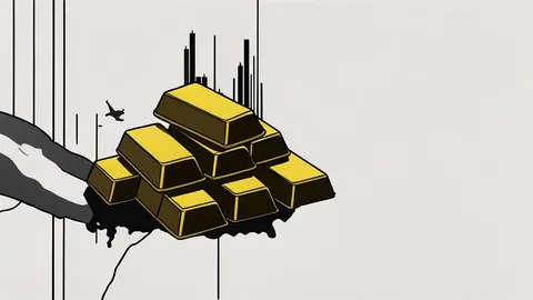A rough, unrefined nugget of yellow metal resting on a dark stone surface