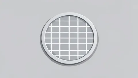 A silicon wafer resting on a cleanroom surface