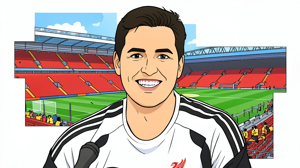 A large, modern football stadium with green grass and white goalposts