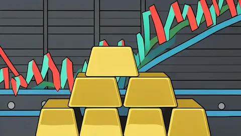 A pile of raw, unrefined gold nuggets and bars on a dark surface