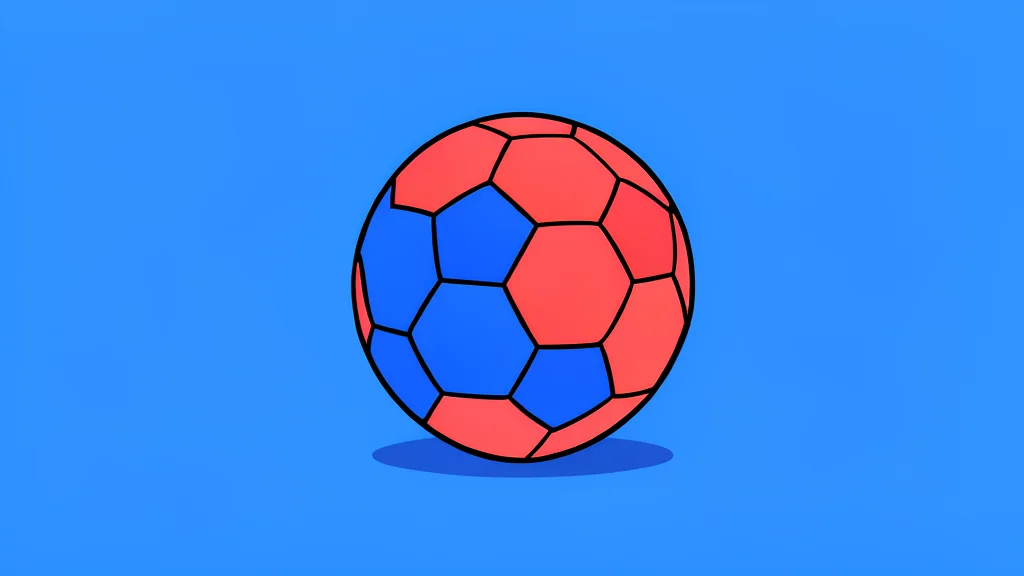 A flat-vector illustration of a wheelchair basketball court with a hoop and net