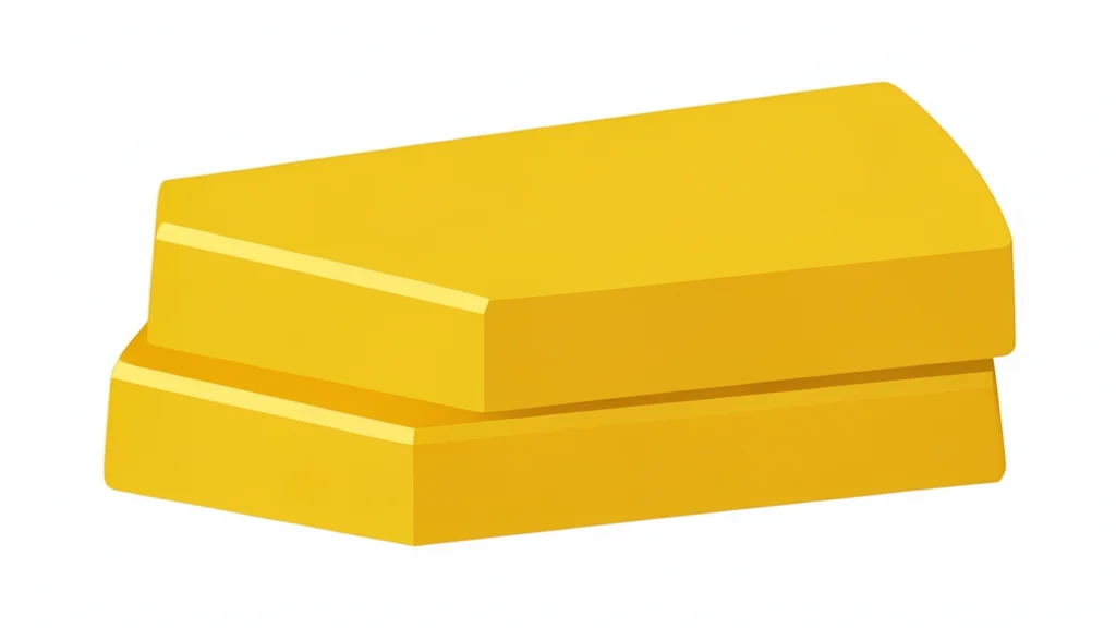 A stack of shiny gold bars