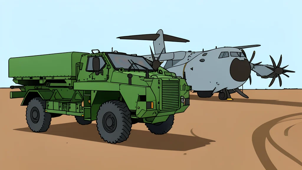 A tracked armored vehicle chassis with a vertical missile rack on a snowy rocky shore.
