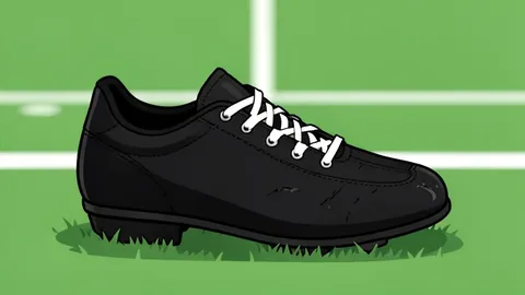 A green grass football pitch with white boundary lines and a goal net in the background