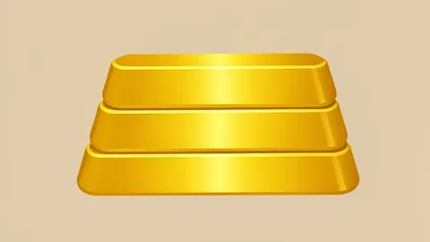 A stack of shiny, solid gold bars resting on a neutral surface.