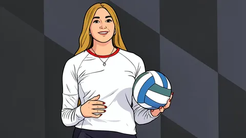 A white volleyball resting on a polished wooden gymnasium floor