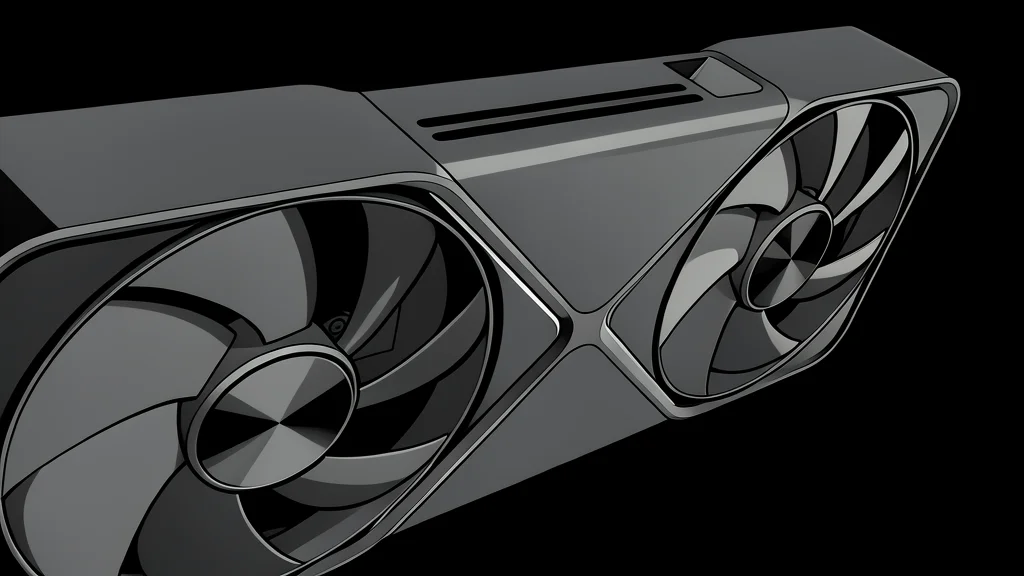 A flat vector illustration of a black computer memory module with gold pins resting on a dark surface.